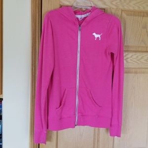 Zip up hooded sweatshirt